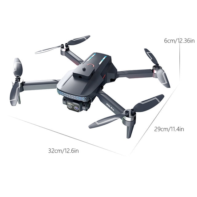 Herunwer FPV Drone with HD Camera, 360° Obstacle Avoidance, Altitude Hold, and Brushless Motors for Beginners and Adults
