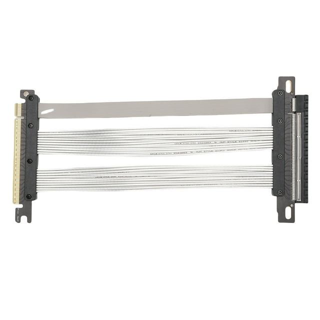 Rallonge Riser PCIE 5.0 16X, Rallonge Rallonge GPU 128Gbps Gen 5, Adaptateur de Rallonge Riser pour Carte Graphique, pour RTX4090 5090 RTX8900 RTX7900 Plug & Play