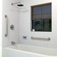 thumbnail image 2 of Keeney 2024-36BN Architectural Grab Bar, Brushed Nickel, 36 Inch, 2 of 10