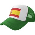 thumbnail image 1 of Flag of Spain Mesh Back Trucker Cap Baseball Cap, 1 of 8