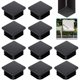 thumbnail image 1 of 20 PCS Tapa para tubo cuadrado 30x30 mm Tapa de extremo de tubo cuadrado negro Tapa de plástico para tubo cuadrado Tapa de extremo de listón cuadrado Tubo de silla sólida Tapa de extremo de, 1 of 5