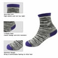 thumbnail image 2 of Kids Socks Toddler Crew Socks Boys Girls Tough Breathable Comfy Socks for Child Aged 1-14, 2 of 5