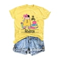 thumbnail image 5 of Bainana Teen Girl'S Back-To-School T Shirts Graphic Print Short Sleeve Crew Neck Tops Casual Comfortable Kids Summer Everyday Wear Outfits For Age 3-13 Years, 5 of 5