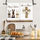 thumbnail image 5 of Decoraciones de Pascua, juego de 2 paños de cocina/toallas de mano con temática de Pascua, paños de cocina absorbentes de 25,9 x 17,7 pulgadas/paños de cocina adecuados para cocinar y hornear, toallas, 5 of 6