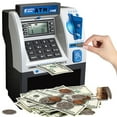 thumbnail image 4 of TTFDC ATM Machine With Smart Card Counting Large Password Bank Donated Cars for Vintage in And Out Burger Change Counting Bank Bank Large Cards 50 Kitty Game Kid Bank compatible with Machine Candy, 4 of 6