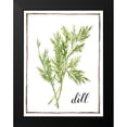 thumbnail image 2 of Popp, Grace 15x18 Black Modern Framed Museum Art Print Titled - Watercolor Herbs III, 2 of 5