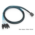 thumbnail image 1 of Wiring Accessories, Portable High Definition Stable Sas1 Drag 4SATA, For Server Wiring Accessories 50cm / 100cm Switch, 1 of 7