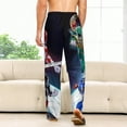 thumbnail image 2 of Power Rangers Pajamas Pants 3D Printing Wide Leg PJ Pant Loungewear Casual Comfy Sleepwear Lounge Pants for Men WomenL, 2 of 9