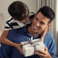 thumbnail image 5 of APSVO Birthday Fathers Day Jewelry Gifts for Dad Father Godfather Stepfather Male Adults Ideas Black American Flag Watch Link Bracelets for Men to My Dad from Son, 5 of 6