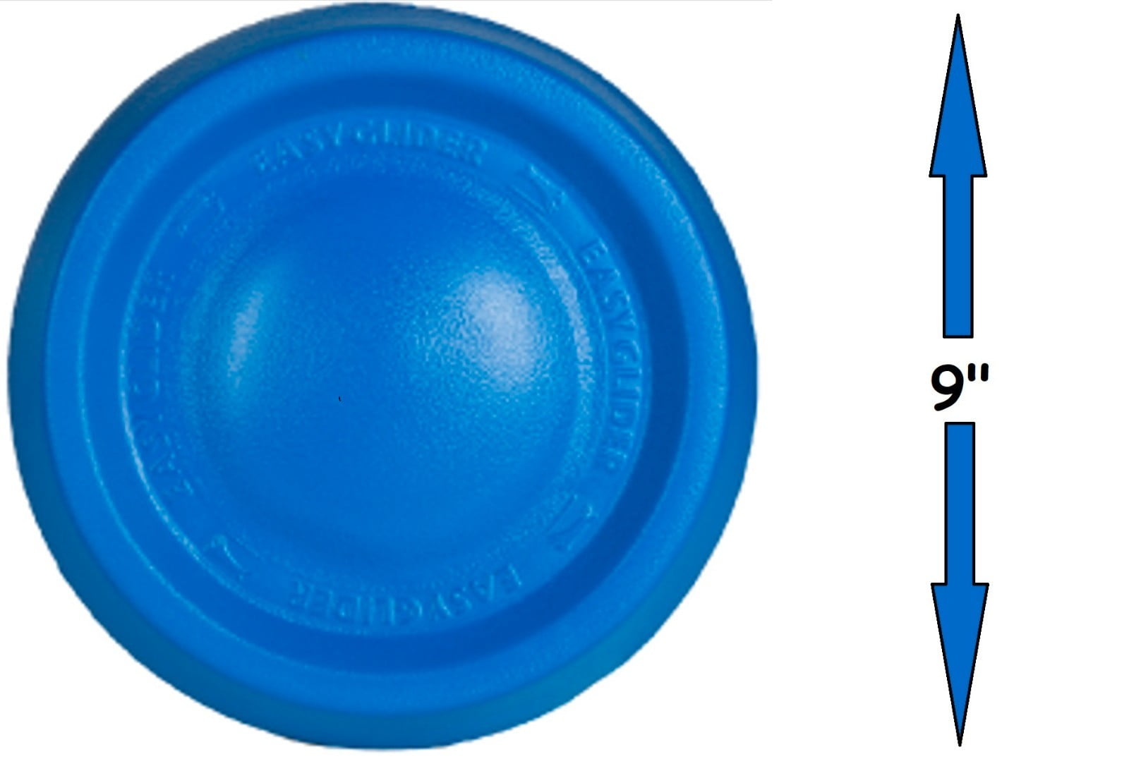 Dog Jump Catch and Fetch Toys Floating Interactive Foam Flyer Glider Disc FUN! (9 inch Blue)