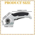 thumbnail image 3 of HLONK Off Promotions! Cardboard Cutter Scissors Cordless Fabric Cutter Handheld Portable Rechargeable Carpet Cutter 240 Cardboard Cutter Scissors for Cutting Fabric Carpet Leather Electri, 3 of 7
