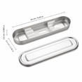 thumbnail image 2 of Stainless Steel Cutlery Box, Portable Silverware Storage Container for Travel, Spoon and Chopstick Holder for Lunch Bags 9x3 Inch, 2 of 6