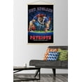thumbnail image 3 of NFL New England Patriots - End Zone 17 Wall Poster with Magnetic Frame, 22.37" x 34", 3 of 5