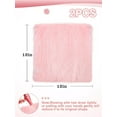 thumbnail image 2 of Triani 2Pcs School Locker Rugs 12" x 12" Mini Locker Decorations Square Fluffy Area Carpet with Non Slip Backing for Middle School Locker Decor(Pink), 2 of 7
