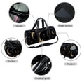 thumbnail image 2 of Crescent Durable Duffle Bag with Travel Tote, Shoe Bag, and Gym Bags - 17.7 Inches, Large Capacity, Interior Zipper Pocket, 2 of 6