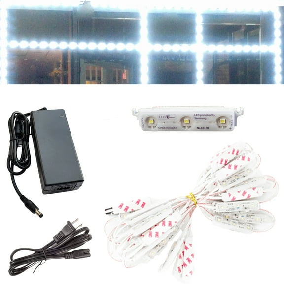 LEDUPDATES SAMSUNG STOREFRONT WINDOWS LED LIGHT 25FT MADE IN KOREA  WITH UL POWER