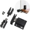 thumbnail image 2 of Single Glass Door Hinges Top & Bottom Rotation Metal Top & Bottom Glass Door Pivots Hinges set for Single door, 2 of 7
