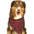 thumbnail image 6 of Naloa Rose Flowers Dog Bandanas 1PC Washable Triangle Dog Scarfs Premium Durable Fabric, for Small Medium Large Dogs and Cats, 6 of 6