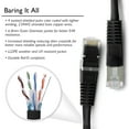 thumbnail image 2 of GearIT 23AWG Pure Copper Cat6 Outdoor Ethernet Cable, Waterproof, Direct Burial, In-Ground, UV Resistant, POE, Network, Lan, Internet, 200 ft, 2 of 7