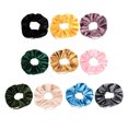 thumbnail image 1 of 10x Gomas para el Pelo de Terciopelo Colorido Sunnimix Elástico, 1 of 8