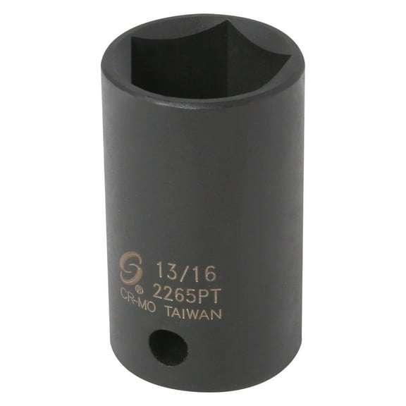 Sunex 1/2" Drive 13/16" 5 Point Impact Socket