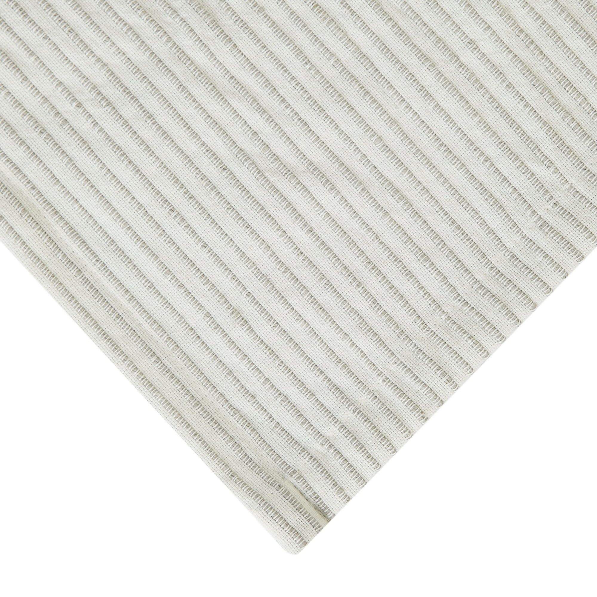 Mainstays Ribbed Placemat - Washed Stone - 65% Cotton 35% Jute