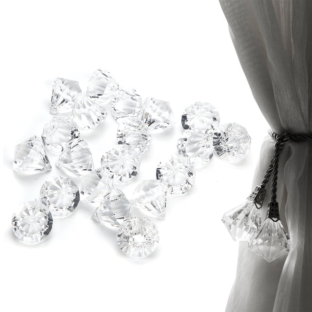 20 Piezas Colgante De Diamante Acrílico, Cortina Transparente Para El Hogar, Decoración De Cumpleaños, Adornos DIY