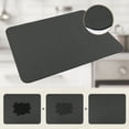 thumbnail image 5 of REGALWOVEN Large Diatomaceous Stone Dish Drying Mat, Quick Dry Coffee Mat for Kitchen Counter, Dishes, Cups, and Utensils Black 19.7*15.7 inch, 5 of 7