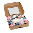 thumbnail image 2 of Caja de flores artificiales Set Floral Gypsophila Roses con tallos Plantas nupciales para Arreglos Decoración de, 2 of 9