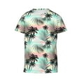 thumbnail image 6 of Honeii Tropical Summer Palm Print Youth Short Sleeve T-Shirt,Boys Athletic Shirt,Quick Dry Short Sleeve Performance Moisture Wicking T Shirt, 6 of 6