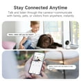 thumbnail image 5 of Laxihub Indoor Cam 2K 3MP Security Camera - Pet/Dog Cam Baby Monitor 360°PTZ, 24/7 Recording Clear Night Vision AI Motion Tracking Works with Alexa, 5 of 12
