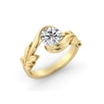 thumbnail image 2 of 7.50MM D-F VS Moissanite Engagement Ring (1.35 ct Moissanite Weight, 1.5 ct dew) Round Shape 14K Gold, 2 of 4