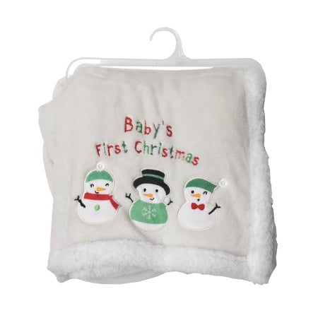 Parent's Choice Baby's First Christmas Blanket
