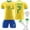 #9, variant on SEAYI 2223 Brazil Soccer Jerseys 4 Piece Sets, Number #10 NEYMAR JR. Printed Short Sleeve Tops Shorts Jerseys with Socks Kneepads, Brazil Home Game Soccer Jerseys for Adults, #10/2XL