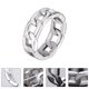 thumbnail image 4 of EeaseMX Anillo de cadena de eslabones gruesos de acero inoxidable para hombre, 4 of 7