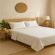 thumbnail image 2 of Juego de sabanas Kyuden Home Tacto Algodón Blanco matrimonial, 2 of 6