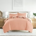 thumbnail image 3 of Noble Linens Clay Boho Flower Reversible 3-Piece Duvet Cover Set, Full/Queen, 3 of 10