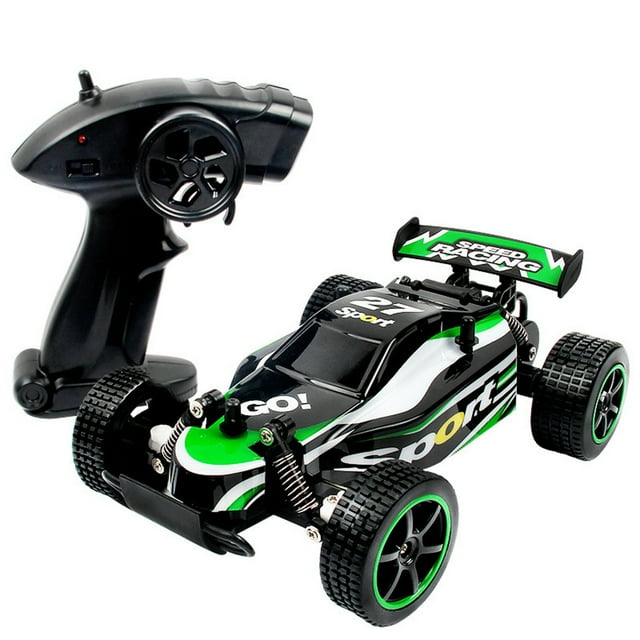Voiture RC pour Enfants Mini Haute Vitesse en Plastique Amusante Voiture Télécommandée Voiture de Course