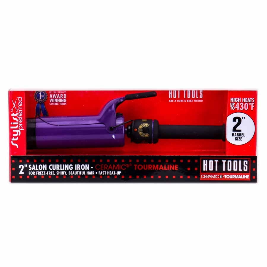 hot tools ceramic tourmaline curling iron