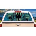 thumbnail image 1 of SignMission Piranhas Rear Window Graphic Truck View Thru Vinyl Decal Back, 16" X 54",, 1 of 4