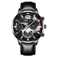 thumbnail image 1 of Reloj de pulsera de moda para hombre, reloj con calendario, reloj de negocios con correa de cuarzo para hombre, 1 of 1