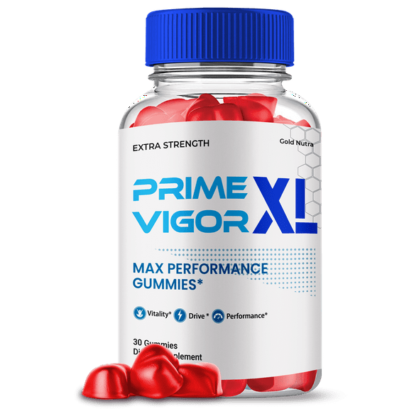 (1 Pack) Prime Vigor XL Gummies for Men, Advanced Formula Prime Vigor XL Max Performance Supplement, Premium All Natural Ingredients Maximum Strength
