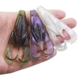 thumbnail image 4 of sunsanly 3Pcs 7.5CM/7.8G Floating Soft Frog Lure with Rattling Sound Topwater Bionic Artificial Frog Bait Saltwater Freshwater Bass Snakehead Trout Fishing Accessories, 4 of 8