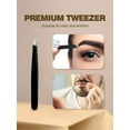 thumbnail image 4 of Asunby 30X Magnifying Mirror with 3 Suction Cups, 4.5 inches Magnified Makeup Mirror and Slant Tweezers, Black, 4 of 8