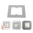 thumbnail image 1 of DECORNIJIA Capuchons de Prises Murales Couvercle de Plaque Décorative Gris Revêtement de Trou PC 1 Ensemble, 1 of 5