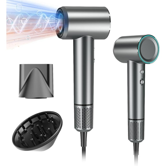 RKXQT Hair Dryer, Professional Ionic Hair Dryer for Fast Drying, High Speed Hair Blow Dryer with Diffuser for Home Salon Travel, Constant Temperature Hair Care Without Hair Damage