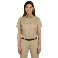 thumbnail image 1 of Harriton Ladies' Easy Blendâ„¢ Short-Sleeve Twill Shirt with Stain-Release, 1 of 3