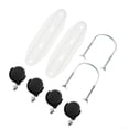 thumbnail image 2 of Yuarrent 2 uds/set soportes de pared para radiador eléctrico duraderos y estables con polea móvil 2 uds eléctrico Suministros térmicos, 2 of 6
