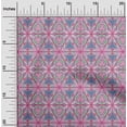 thumbnail image 2 of oneOone Rayon Pink Fabric African Craft Projects Decor Fabric Printed By The Yard 56 Inch Wide, 2 of 4