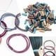 thumbnail image 3 of Fornituras de tubo de plástico de diadema de goma elástica de 100 piezas para accesorios para el cabello de bricolaje BLESIY Tubo de goma del vendaje del pelo, 3 of 8